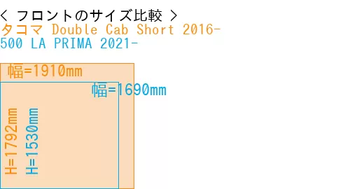 #タコマ Double Cab Short 2016- + 500 LA PRIMA 2021-